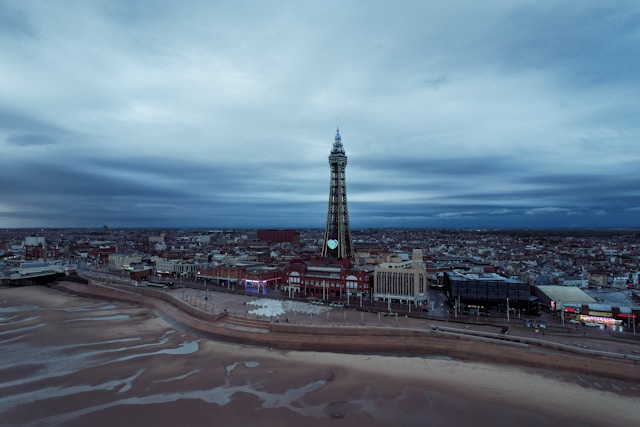 View of Blackpool skyline