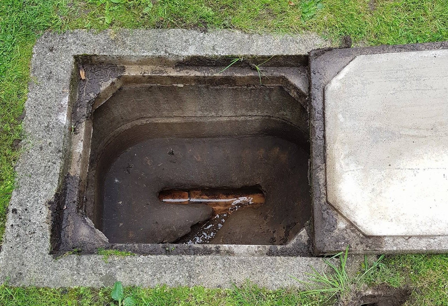 An open drain