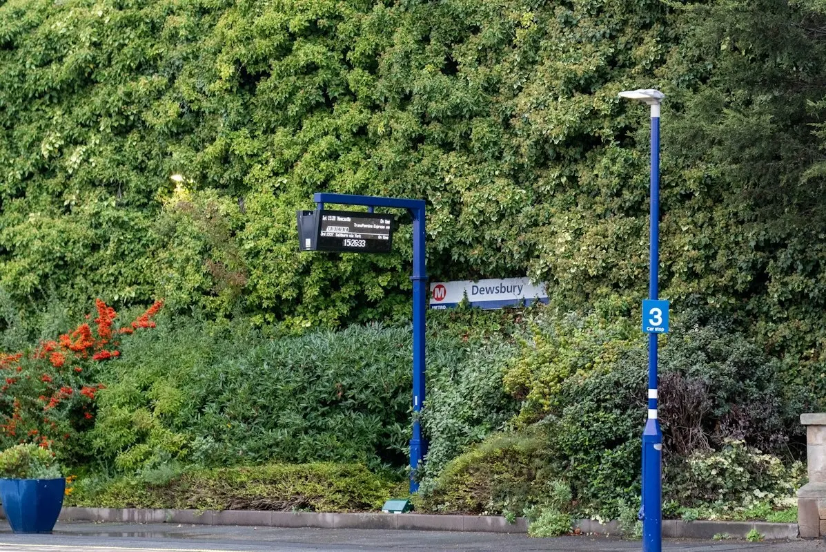 View of Dewsbury train station