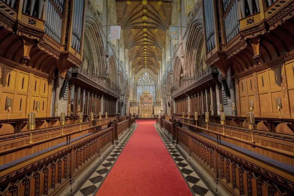 View of the inside of Selby Abbey